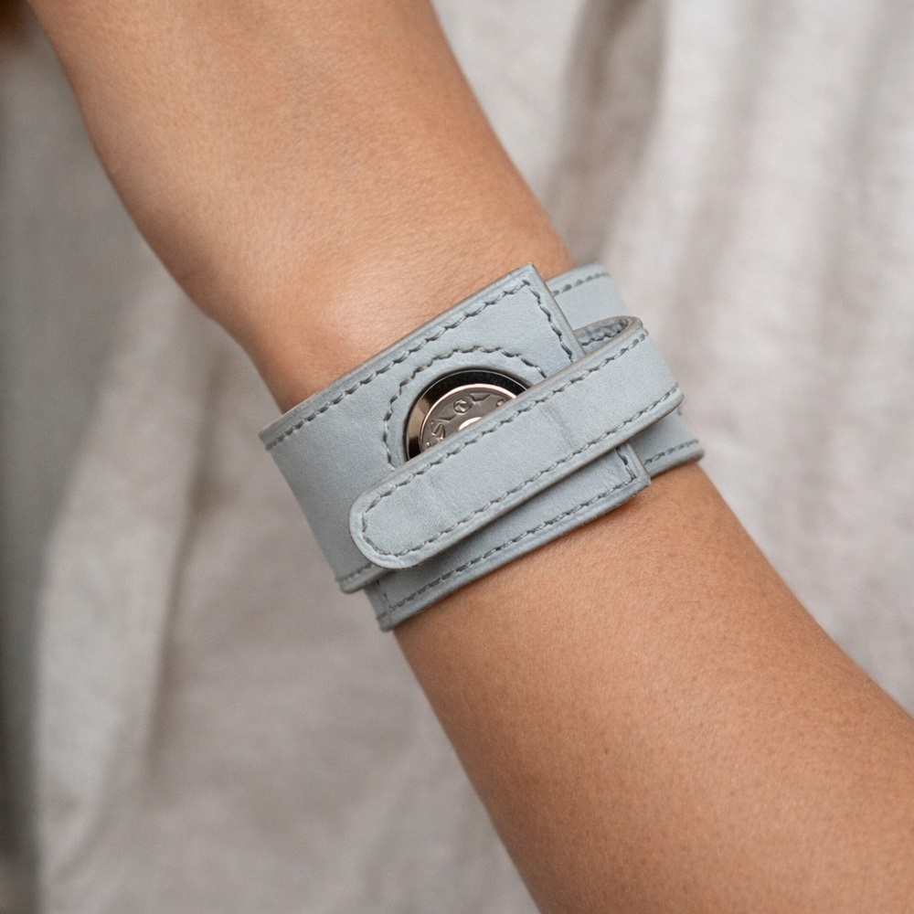 Hermès Gray Artemis Wrap Bracelet